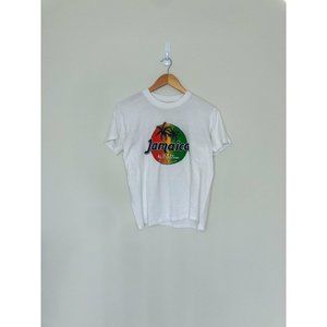 Jamaica White No Problem Tee (S)